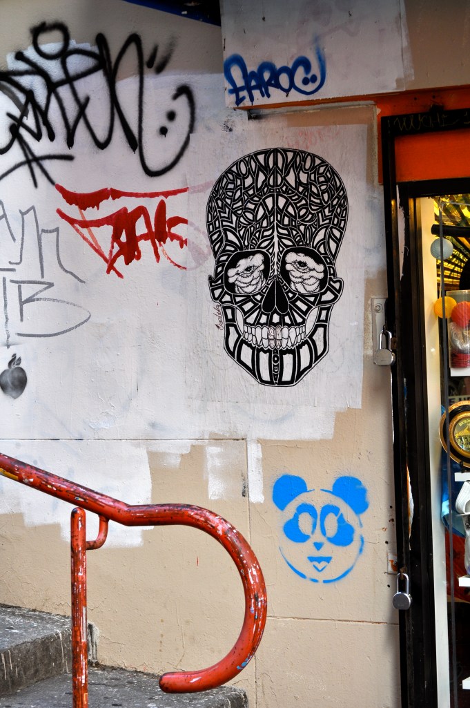 skull and panda by Lee Ann Roripaugh