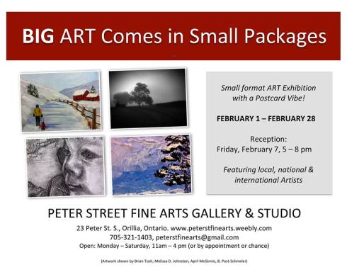 Big Art Comes in Small Packages show 2014